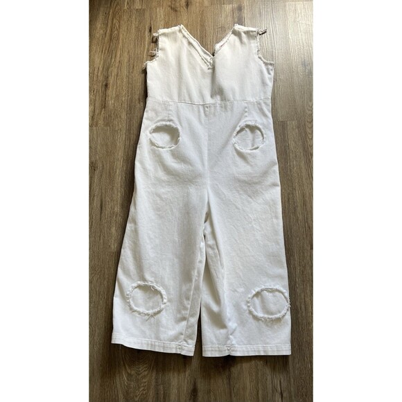 Virginia Bizzi Luxury Brand Jumpsuit white Size Small - Picture 1 of 7